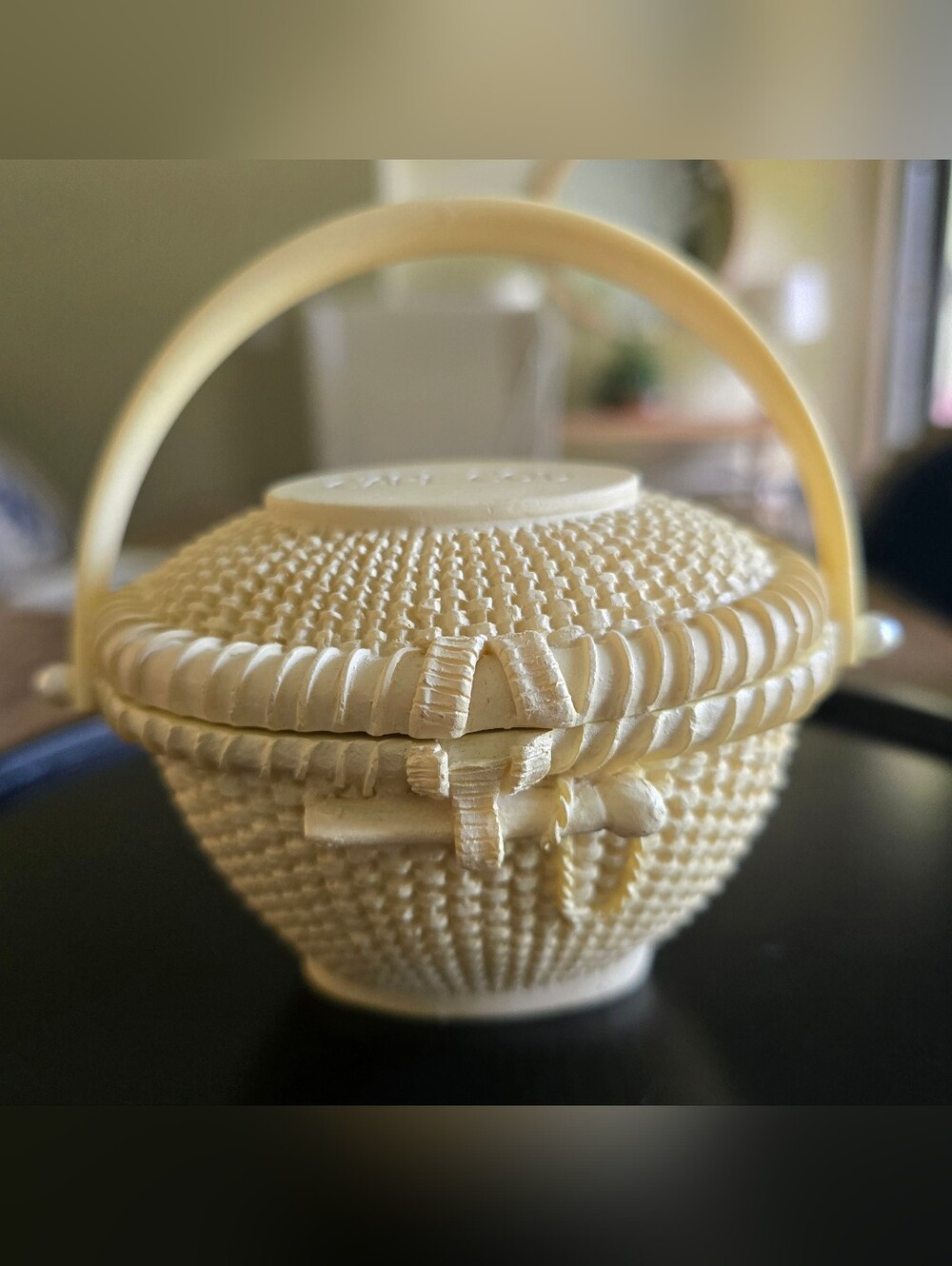 Cape Cod Nantucket Basket Mini Souvenir Trinket Box - Picture 1 of 8